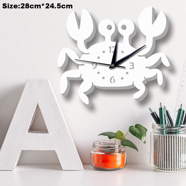 Väggklocka för barn i snögubbeform