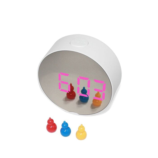 Digital bordsklocka med spegeldisplay