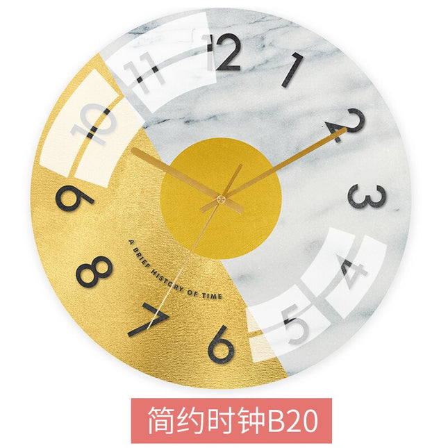 Abstrakt Väggklocka Skandinavisk Stil