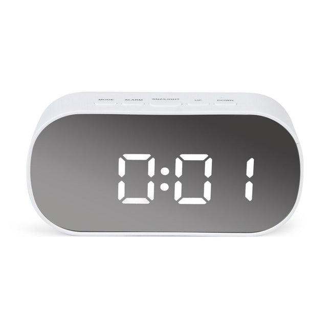 Digital bordsklocka med spegeldisplay