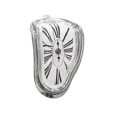 Smältande klocka design för hylla