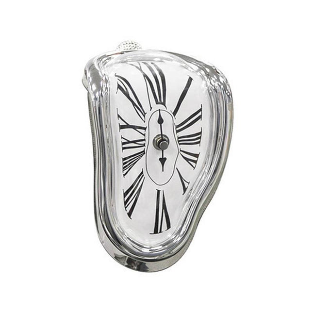 Smältande klocka design för hylla