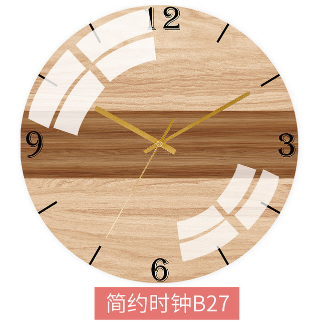 Abstrakt Väggklocka Skandinavisk Stil