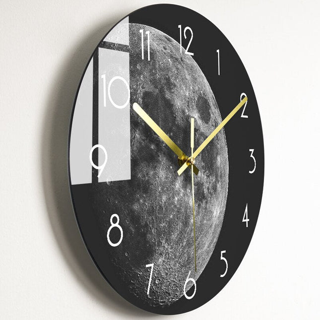 Konstnärlig Skandinavisk Väggklocka med Spegel