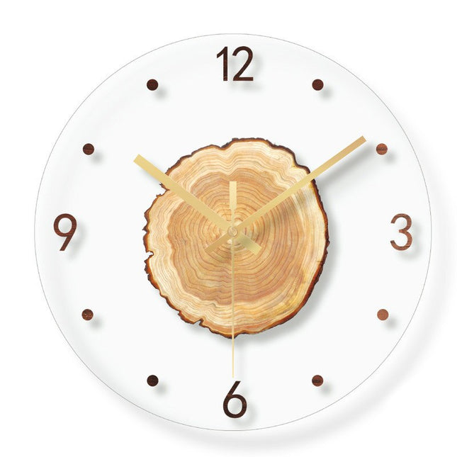 Rolig väggklocka för barnrum räv