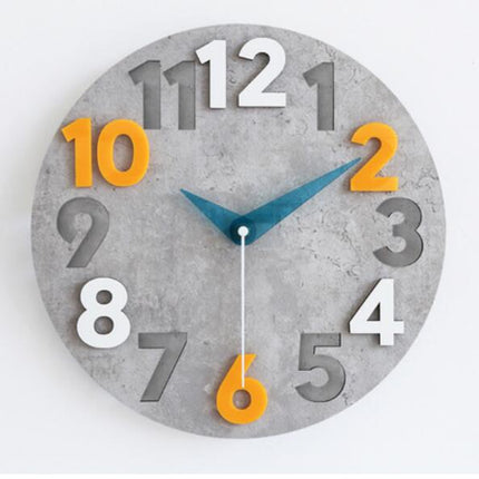 Modern köksklocka med 3D-siffror