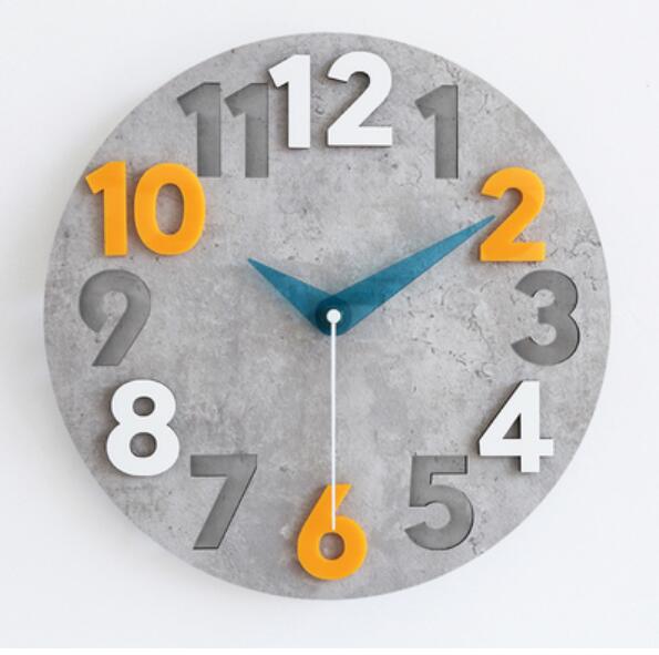 Modern köksklocka med 3D-siffror