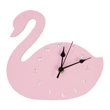 Lekfull väggklocka i form av kanin