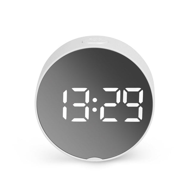 Digital bordsklocka med spegeldisplay