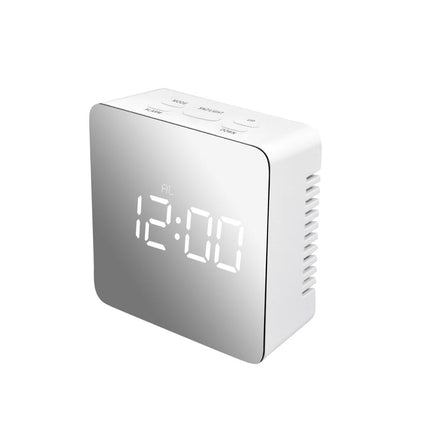 Modern digital väckarklocka med spegelskärm