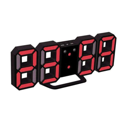 Stor digital 3D LED väggklocka