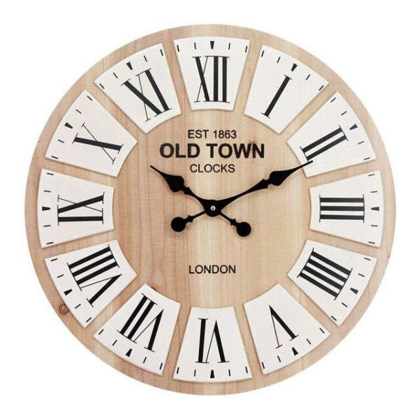 Stor väggklocka i fransk vintagestil