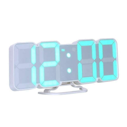Digital LED väggklocka med fjärrkontroll