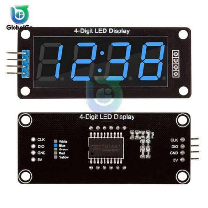 Digital LED-display modul med klocka