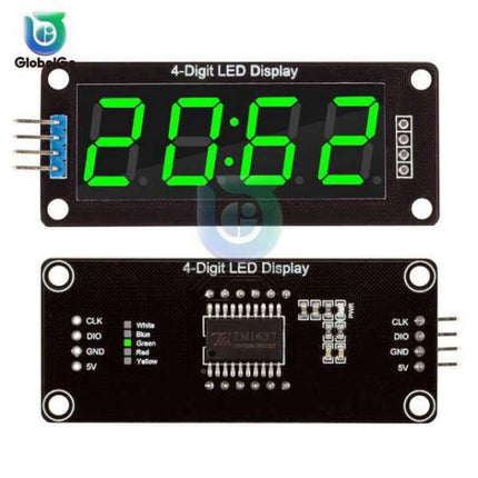 Digital LED-display modul med klocka