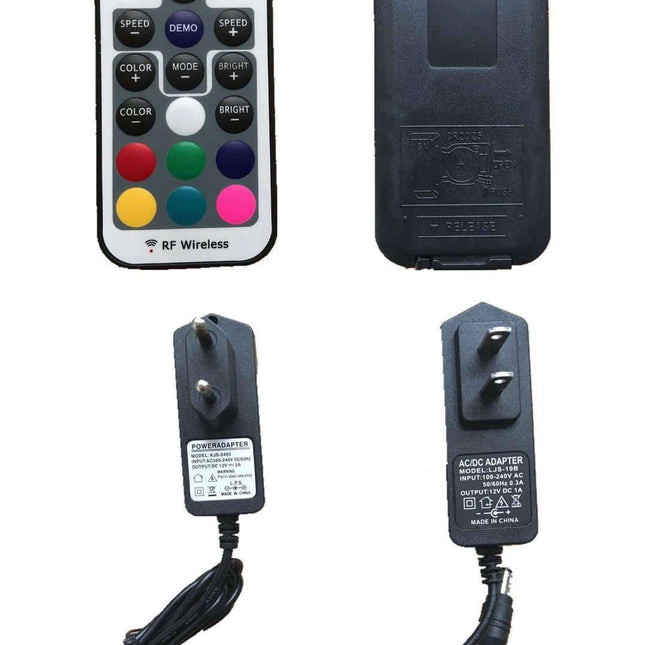 Artistisk LED väggklocka vinyl design