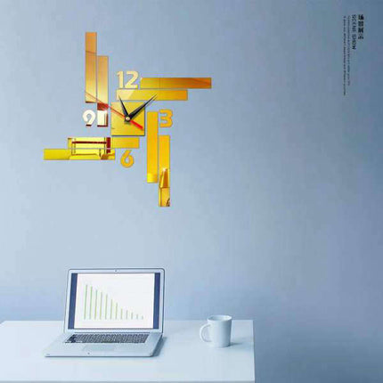 Modern DIY Väggklocka Rektangulär Design