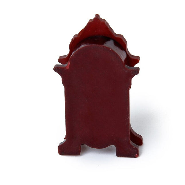 Antik miniatyr bordsklocka med pendel