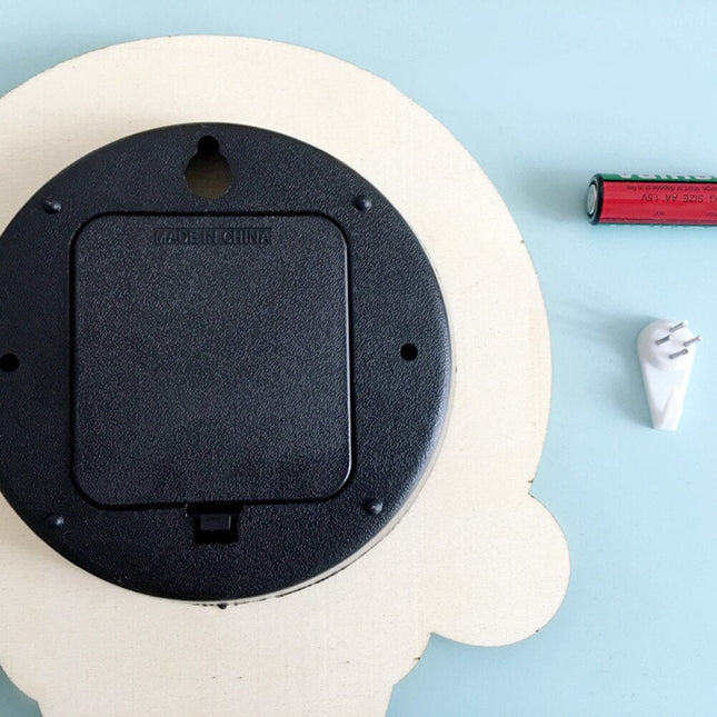 Väggklocka luftballong för barnrum