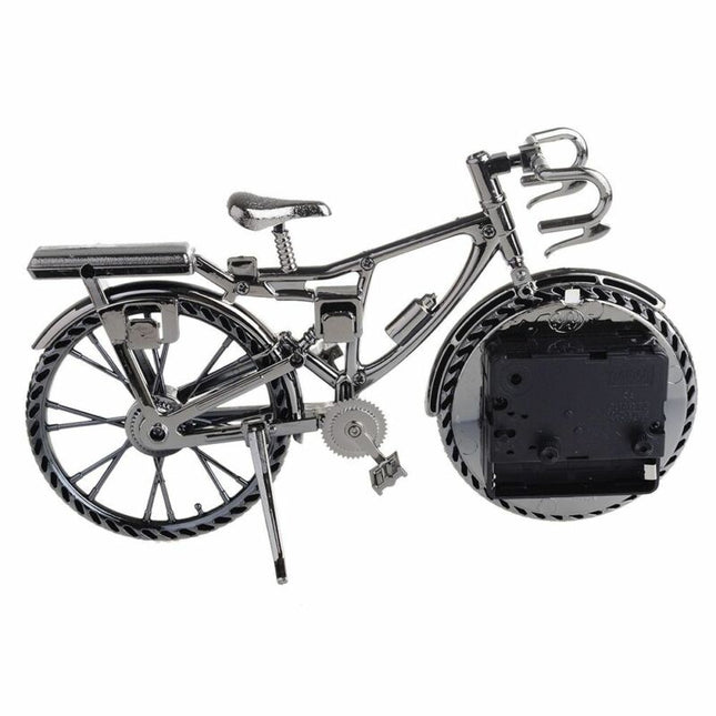 Bordsklocka formad som en retro cykel
