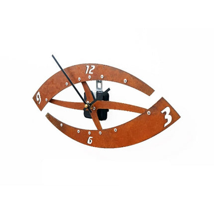 Industriell väggklocka formad som ett öga