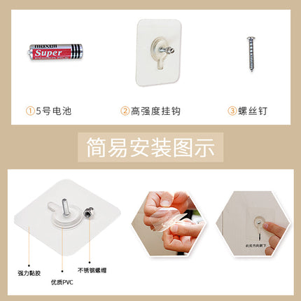 Vintage pendelklocka i trä för bord