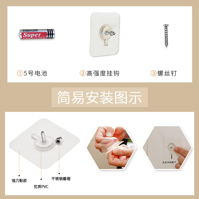 Vintage pendelklocka i trä för bord