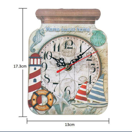 Väggklocka för kök i syltburksform