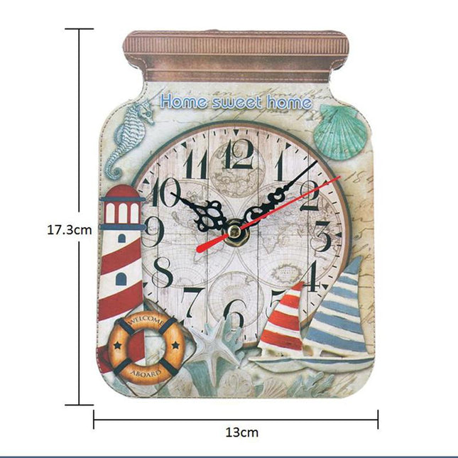 Väggklocka för kök i syltburksform