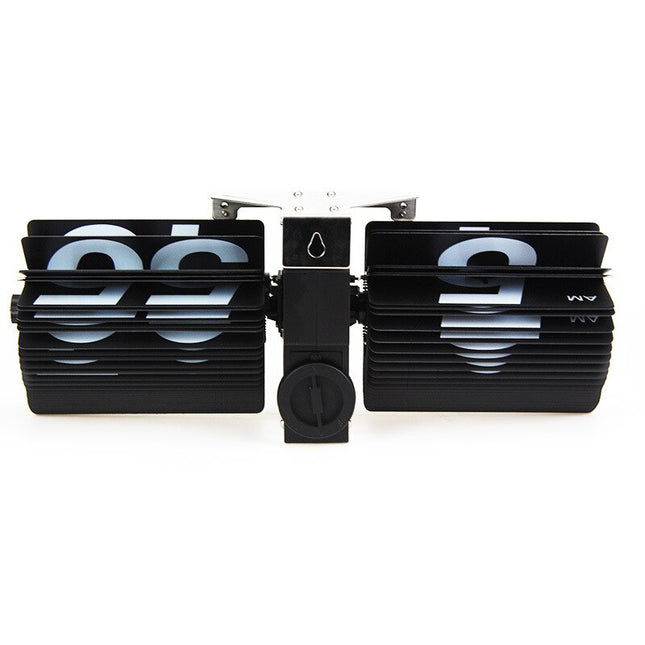 Stilren flip-klocka i metall design