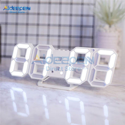Stor 3D LED digital bordsklocka