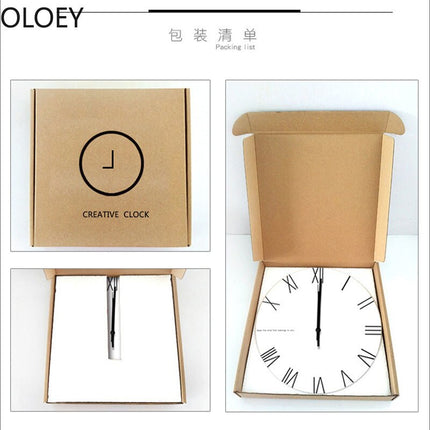 Rolig väggklocka för barnrum räv