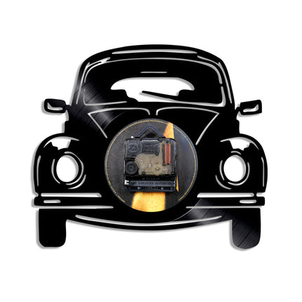 Vinylklocka med VW Bubbla motiv