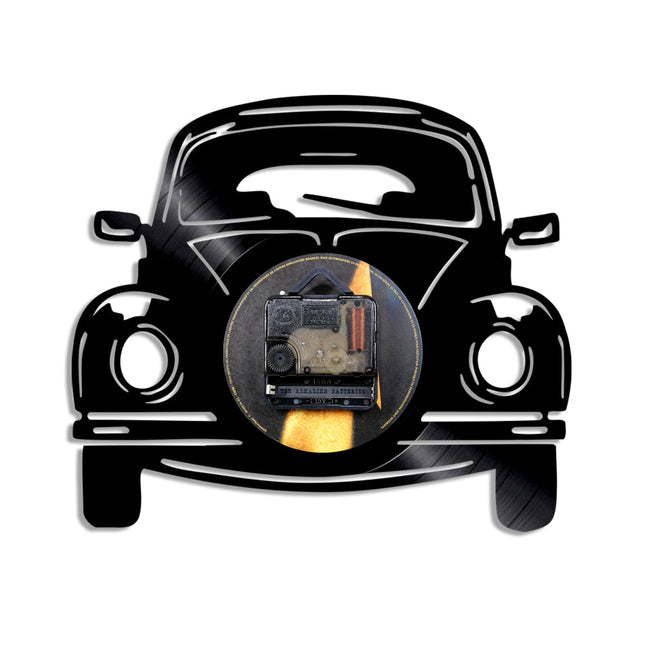 Vinylklocka med VW Bubbla motiv