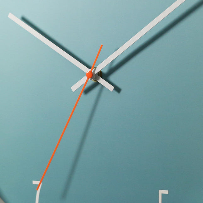 Modern Skandinavisk Väggklocka Ljusblå Färg