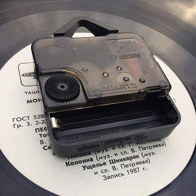 Väggklocka för frisörsalong av vinyl