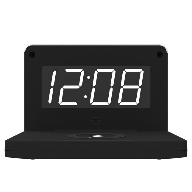 Digital väckarklocka med trådlös laddare