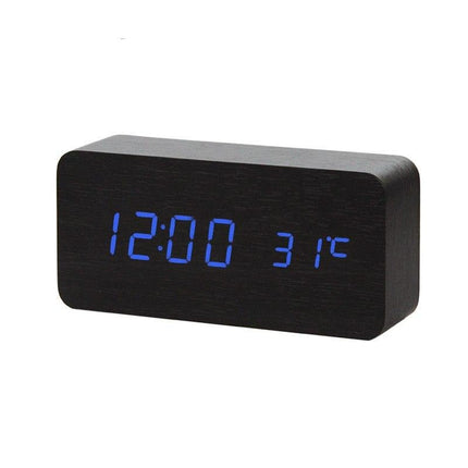 Digital LED-klocka med temperaturvisning