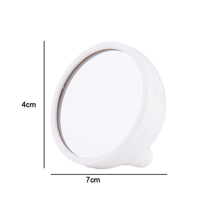 Liten rund digital bordsklocka med LED