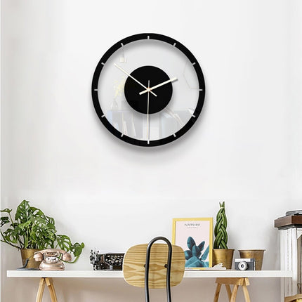 Modern minimalistisk väggklocka i akryl