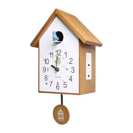 Modern vit gökur i minimalistisk design