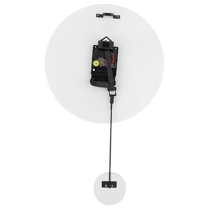 Väggklocka med världskarta och pendel