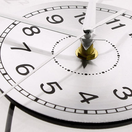 Upplyst väggklocka för café kaffetema