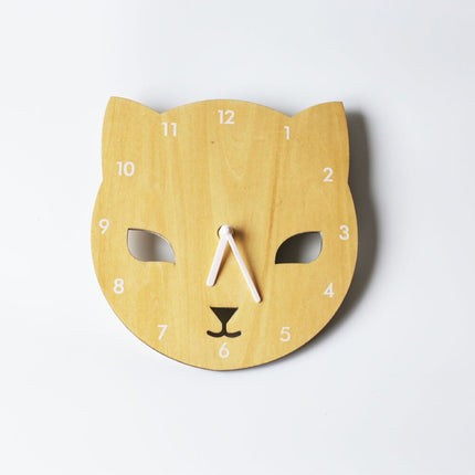 Väggklocka för barnrum motiv fågel