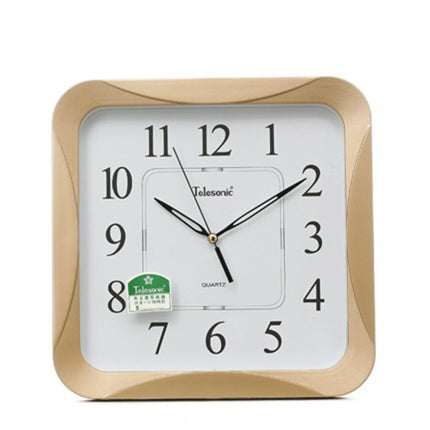 Modern fyrkantig väggklocka för kontor