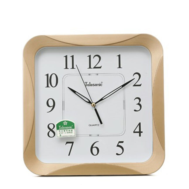 Modern fyrkantig väggklocka för kontor