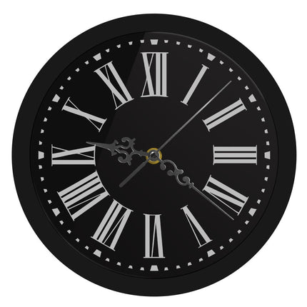 LED-väggklocka med romerska siffror