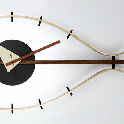 Retro väggklocka i form av öga