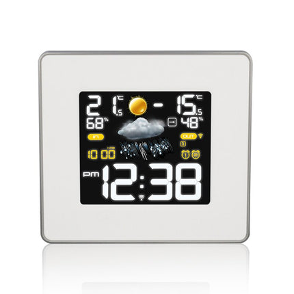 Multifunktionell digital väckarklocka med väder