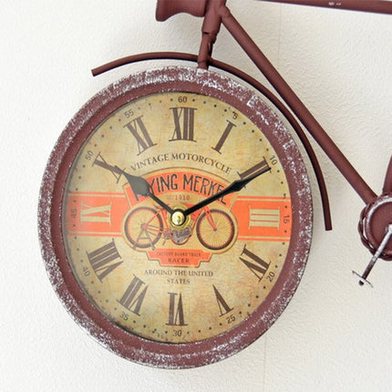 Bordsklocka formad som en retrocykel